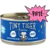 Tiny Tiger Pate Whitefish & Tuna Recipe Grain-Free Canned Cat Food -PurePet Bites Shop 141883 Main. AC SS1800 V1558459926