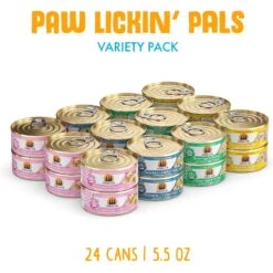 Weruva Paw Lickin' Pals Variety Pack Grain-Free Canned Cat Food -PurePet Bites Shop 142314 PT1. AC SS1800 V1643068643