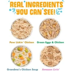 Weruva Paw Lickin' Pals Variety Pack Grain-Free Canned Cat Food -PurePet Bites Shop 142314 PT2. AC SS1800 V1643071895