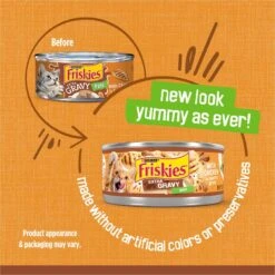 Friskies Extra Gravy Pate With Chicken In Savory Gravy Canned Cat Food -PurePet Bites Shop 142579 PT2. AC SS1800 V1700161365