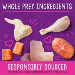 Stella & Chewy's Yummy Lickin' Salmon & Chicken Dinner Morsels Freeze-Dried Raw Cat Food -PurePet Bites Shop 143116 PT4. AC SS1800 V1542118022