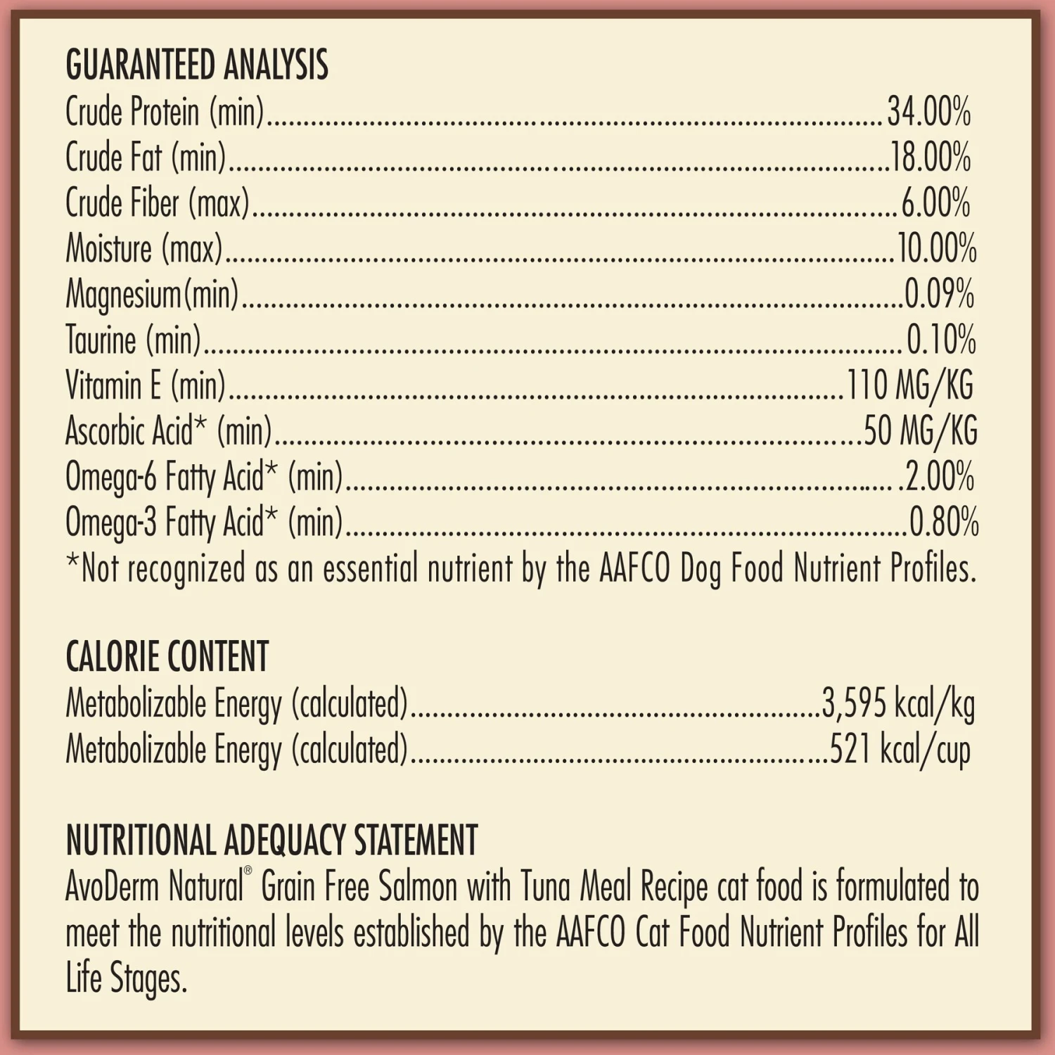 AvoDerm Grain-Free Salmon With Tuna Meal Dry Cat Food 7 AvoDerm Grain-Free Salmon With Tuna Meal Dry Cat Food - Image 5