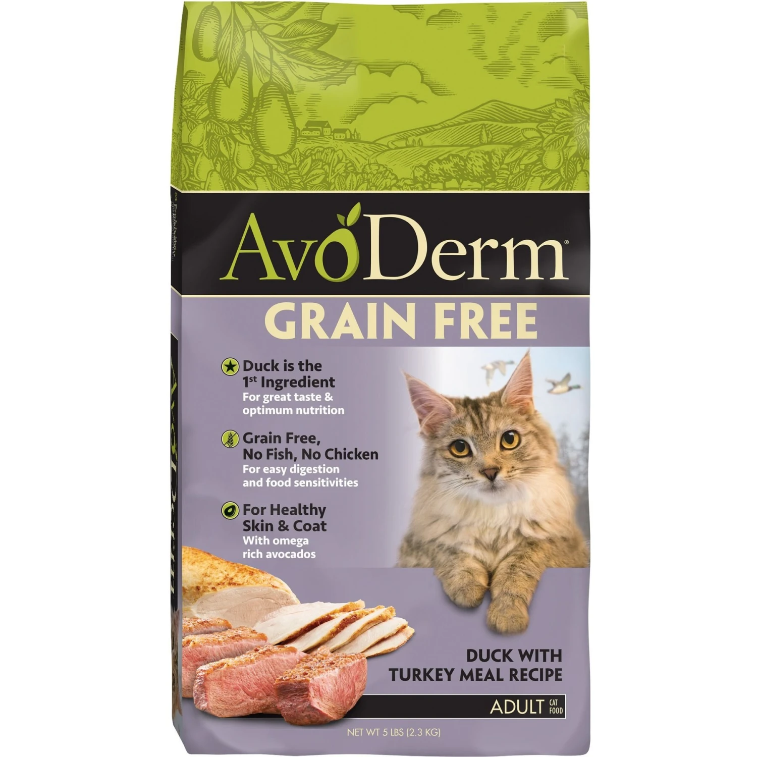 AvoDerm Grain-Free Duck With Turkey Meal Dry Cat Food 3 AvoDerm Grain-Free Duck With Turkey Meal Dry Cat Food