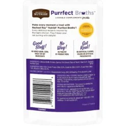 Rachael Ray Nutrish Purrfect Broths All Natural Grain-Free Classic Chicken Recipe Cat Food Topper -PurePet Bites Shop 143732 PT2. AC SS1800 V1598559671