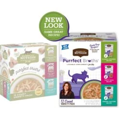 Rachael Ray Nutrish Purrfect Broths All Natural Grain-Free Variety Pack Cat Food Topper -PurePet Bites Shop 143738 PT1. AC SS1800 V1657655546