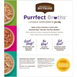 Rachael Ray Nutrish Purrfect Broths All Natural Grain-Free Variety Pack Cat Food Topper -PurePet Bites Shop 143738 PT2. AC SS1800 V1657655546