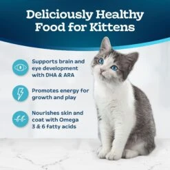 Blue Buffalo Tastefuls Natural Chicken Dry Kitten Food -PurePet Bites Shop 144079 PT3. AC SS1800 V1692642813