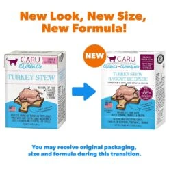 Caru Classic Turkey Stew Grain-Free Wet Cat Food -PurePet Bites Shop 145138 PT1. AC SS1800 V1700602600