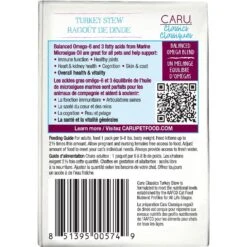 Caru Classic Turkey Stew Grain-Free Wet Cat Food -PurePet Bites Shop 145138 PT2. AC SS1800 V1700170038