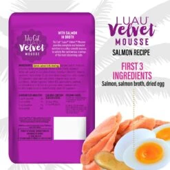 Tiki Cat Luau Velvet Mousse Salmon Grain-Free Wet Cat Food, 2.8-oz Pouch, Case Of 12 -PurePet Bites Shop 145195 PT2. AC SS1800 V1700598823
