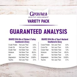 Wellness Healthy Indulgence Gravies Grain-Free Variety Pack Cat Food Pouches 17 Wellness Healthy Indulgence Gravies Grain-Free Variety Pack Cat Food Pouches -PurePet Bites Shop 145533 PT7. AC SS1800 V1621986803