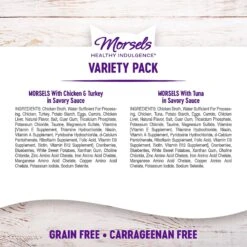 Wellness Healthy Indulgence Morsels Grain-Free Variety Pack Cat Food Pouches -PurePet Bites Shop 145537 PT6. AC SS1800 V1621987661