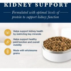 Blue Buffalo Natural Veterinary Diet K+M Kidney + Mobility Support Grain-Free Dry Cat Food -PurePet Bites Shop 147676 PT2. AC SS1800 V1703091265