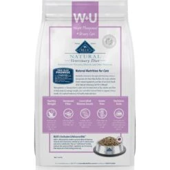 Blue Buffalo Natural Veterinary Diet W+U Weight Management + Urinary Care Grain-Free Dry Cat Food -PurePet Bites Shop 147682 PT1. AC SS1800 V1703091388