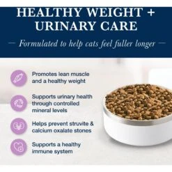 Blue Buffalo Natural Veterinary Diet W+U Weight Management + Urinary Care Grain-Free Dry Cat Food -PurePet Bites Shop 147682 PT2. AC SS1800 V1703091386