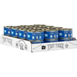 Tiny Tiger Chunks In Gravy Tuna Recipe Grain-Free Canned Cat Food 11 Tiny Tiger Chunks In Gravy Tuna Recipe Grain-Free Canned Cat Food -PurePet Bites Shop 147754 PT1. AC SS1800 V1545428642