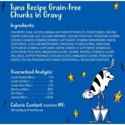 Tiny Tiger Chunks In Gravy Tuna Recipe Grain-Free Canned Cat Food 15 Tiny Tiger Chunks In Gravy Tuna Recipe Grain-Free Canned Cat Food -PurePet Bites Shop 147754 PT5. AC SS1800 V1671723444