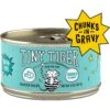 Tiny Tiger Chunks In Gravy Seafood Recipe Grain-Free Canned Cat Food -PurePet Bites Shop 147756 Main. AC SS1800 V1558459929
