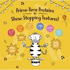 Tiny Tiger Chunks In Gravy Seafood Recipe Grain-Free Canned Cat Food 16 Tiny Tiger Chunks In Gravy Seafood Recipe Grain-Free Canned Cat Food -PurePet Bites Shop 147756 PT7. AC SS1800 V1545428655