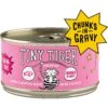 Tiny Tiger Chunks In Gravy Salmon & Whitefish Recipe Grain-Free Canned Cat Food -PurePet Bites Shop 147758 Main. AC SS1800 V1558459955