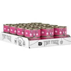 Tiny Tiger Chunks In Gravy Beef Recipe Grain-Free Canned Cat Food -PurePet Bites Shop 147762 PT1. AC SS1800 V1545428868