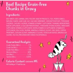 Tiny Tiger Chunks In Gravy Beef Recipe Grain-Free Canned Cat Food -PurePet Bites Shop 147762 PT5. AC SS1800 V1687284465