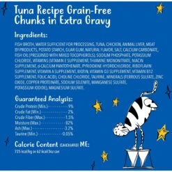 Tiny Tiger Chunks In EXTRA Gravy Tuna Recipe Grain-Free Canned Cat Food -PurePet Bites Shop 147770 PT5. AC SS1800 V1683730238