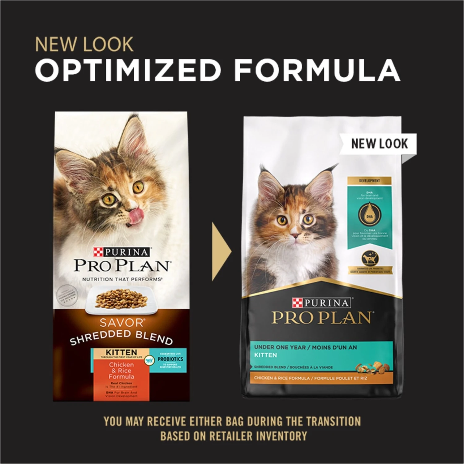 Purina Pro Plan Kitten Shredded Blend Chicken & Rice Formula Dry Cat Food 4 Purina Pro Plan Kitten Shredded Blend Chicken & Rice Formula Dry Cat Food - Image 2