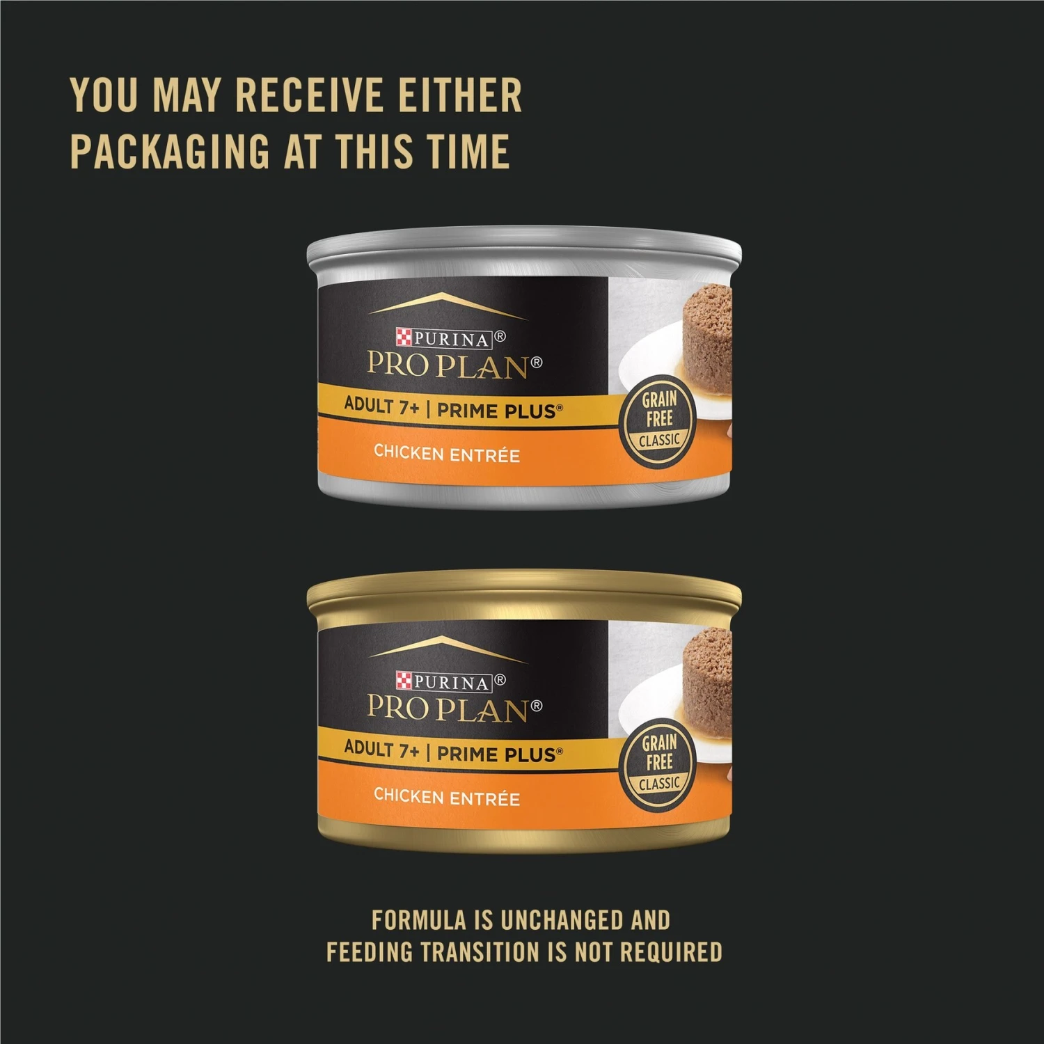 Purina Pro Plan Prime Plus 7+ Classic Chicken Grain-Free Entree Canned Cat Food 4 Purina Pro Plan Prime Plus 7+ Classic Chicken Grain-Free Entree Canned Cat Food - Image 2