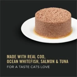 Purina Pro Plan Senior Adult 7+ Seafood Favorites Pate Variety Pack Canned Cat Food -PurePet Bites Shop 147955 PT2. AC SS1800 V1638835390