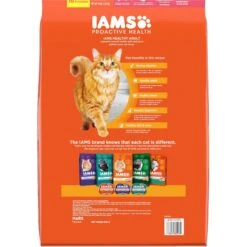 Iams ProActive Health Salmon Recipe Adult Dry Cat Food -PurePet Bites Shop 148007 PT1. AC SS1800 V1609977773