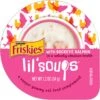 Friskies Lil' Soups With Sockeye Salmon In A Velvety Chicken Broth Lickable Cat Food Topper -PurePet Bites Shop 148066 MAIN. AC SS1800 V1700162330