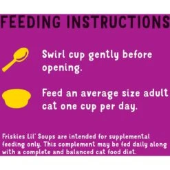 Friskies Lil' Soups With Shrimp In A Velvety Chicken Broth Lickable Cat Food Topper -PurePet Bites Shop 148068 PT6. AC SS1800 V1695740236