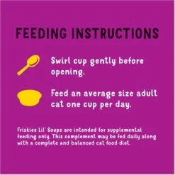 Friskies Lil' Soups With Shrimp In A Velvety Chicken Broth Lickable Cat Food Topper -PurePet Bites Shop 148068 PT7. AC SS1800 V1695846701