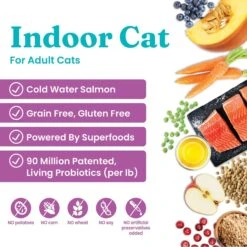 Solid Gold Let's Stay In Salmon, Lentil & Apple Recipe Adult Grain-Free Indoor Dry Cat Food -PurePet Bites Shop 148477 PT1. AC SS1800 V1696254968