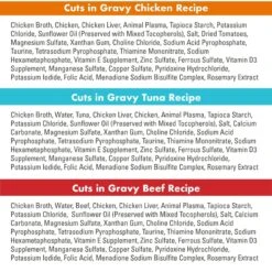 Nutro Perfect Portions Grain-Free Cuts In Gravy Variety Pack Beef, Tuna & Chicken Recipe Adult Wet Cat Food Trays -PurePet Bites Shop 148862 PT5. AC SS1800 V1702678347