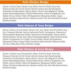 Nutro Perfect Portions Grain-Free Variety Pack Chicken, Salmon & Tuna, Chicken & Liver Pate Recipe Adult Wet Cat Food Trays -PurePet Bites Shop 148864 PT5. AC SS1800 V1702678289