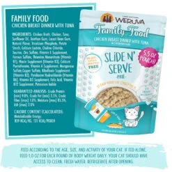 Weruva Slide N' Serve Family Food Chicken Breast Dinner With Tuna Pate Grain-Free Cat Food Pouches 15 Weruva Slide N' Serve Family Food Chicken Breast Dinner With Tuna Pate Grain-Free Cat Food Pouches -PurePet Bites Shop 149520 PT4. AC SS1800 V1674162872