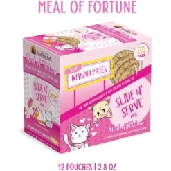 Weruva Slide N' Serve Meal Of Fortune Chicken Breast Dinner With Chicken Liver Pate Grain-Free Cat Food Pouches -PurePet Bites Shop 149531 PT1. AC SS1800 V1674160771