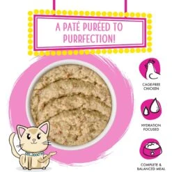 Weruva Slide N' Serve Meal Of Fortune Chicken Breast Dinner With Chicken Liver Pate Grain-Free Cat Food Pouches -PurePet Bites Shop 149531 PT2. AC SS1800 V1674073871