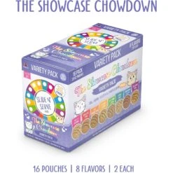 Weruva Slide N' Serve The Showcase Chowdown Variety Pack Pate Grain-Free Cat Food Pouches -PurePet Bites Shop 149540 PT1. AC SS1800 V1674079727