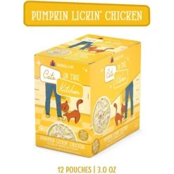 Weruva Cats In The Kitchen Pumpkin Lickin' Chicken In Pumpkin Soup Grain-Free Cat Food Pouches -PurePet Bites Shop 149771 PT2. AC SS1800 V1700860093