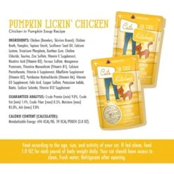 Weruva Cats In The Kitchen Pumpkin Lickin' Chicken In Pumpkin Soup Grain-Free Cat Food Pouches -PurePet Bites Shop 149771 PT8. AC SS1800 V1700860157