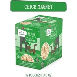 Weruva Cats In The Kitchen Chick Magnet Chicken & Mackerel Recipe Grain-Free Cat Food Pouches -PurePet Bites Shop 149772 PT2. AC SS1800 V1700860161