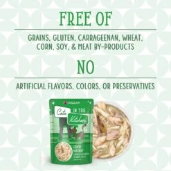 Weruva Cats In The Kitchen Chick Magnet Chicken & Mackerel Recipe Grain-Free Cat Food Pouches -PurePet Bites Shop 149772 PT5. AC SS1800 V1700860160