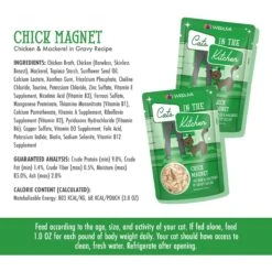 Weruva Cats In The Kitchen Chick Magnet Chicken & Mackerel Recipe Grain-Free Cat Food Pouches -PurePet Bites Shop 149772 PT8. AC SS1800 V1700860098