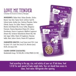 Weruva Cats In The Kitchen Love Me Tender Chicken & Duck Recipe Grain-Free Cat Food Pouches -PurePet Bites Shop 149773 PT6. AC SS1800 V1700860102