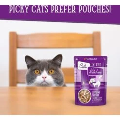 Weruva Cats In The Kitchen Love Me Tender Chicken & Duck Recipe Grain-Free Cat Food Pouches -PurePet Bites Shop 149773 PT8. AC SS1800 V1700860103