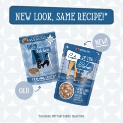 Weruva Cats In The Kitchen 1 If By Land, 2 If By Sea Tuna, Beef & Salmon Recipe Grain-Free Cat Food Pouches -PurePet Bites Shop 149775 PT1. AC SS1800 V1700860096