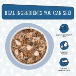 Weruva Cats In The Kitchen 1 If By Land, 2 If By Sea Tuna, Beef & Salmon Recipe Grain-Free Cat Food Pouches -PurePet Bites Shop 149775 PT4. AC SS1800 V1700860046